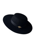 Cordobés fieltro negro broche