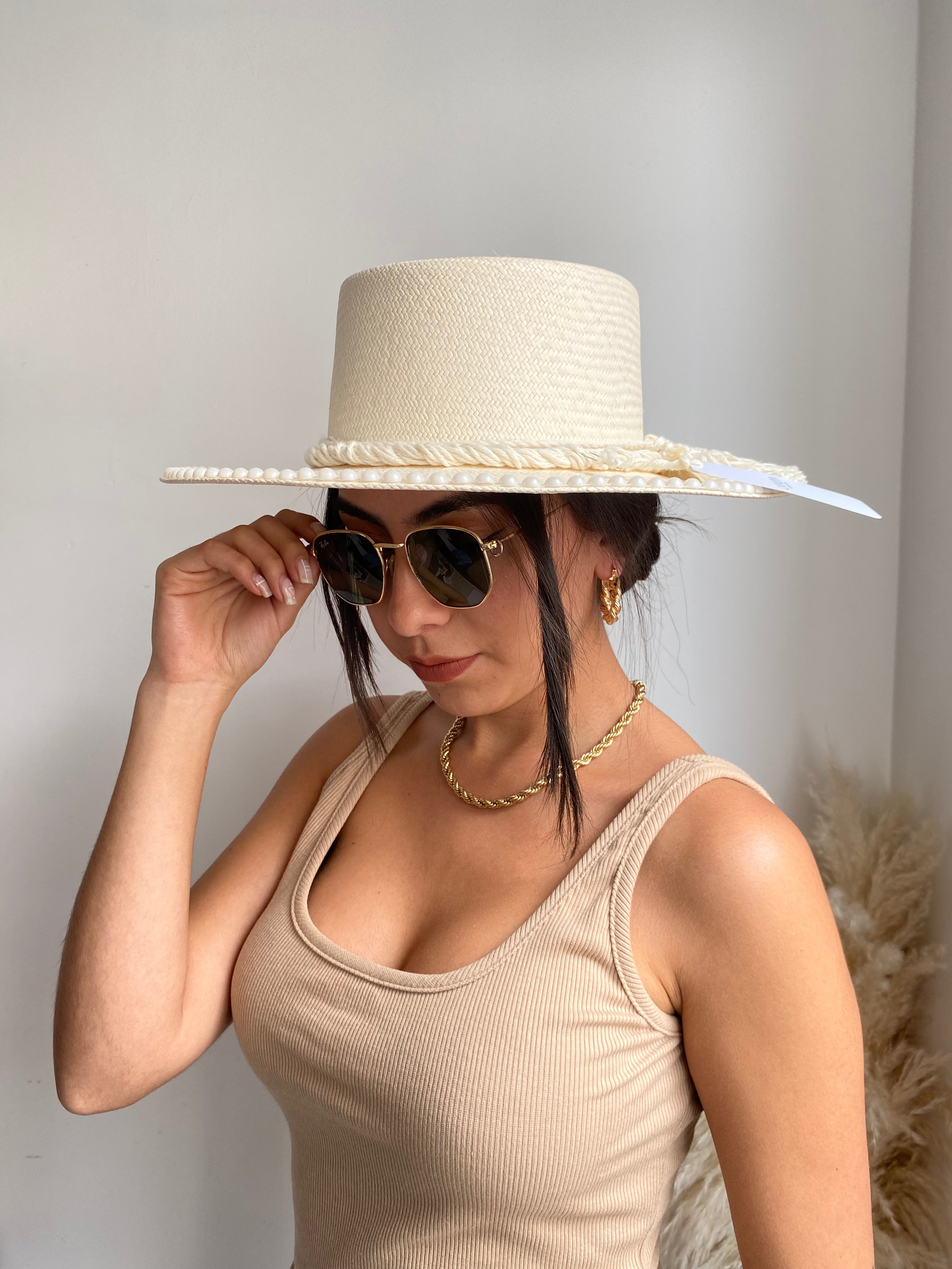 Sombrero cordobés ref macramé