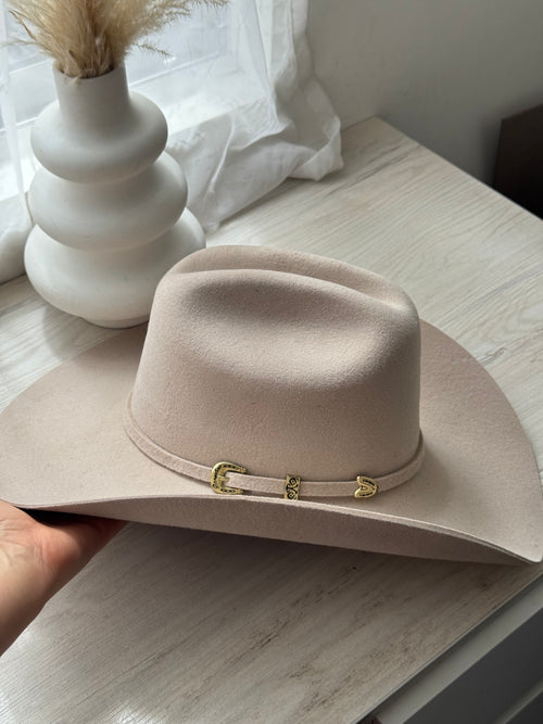 Borsalino fieltro crema