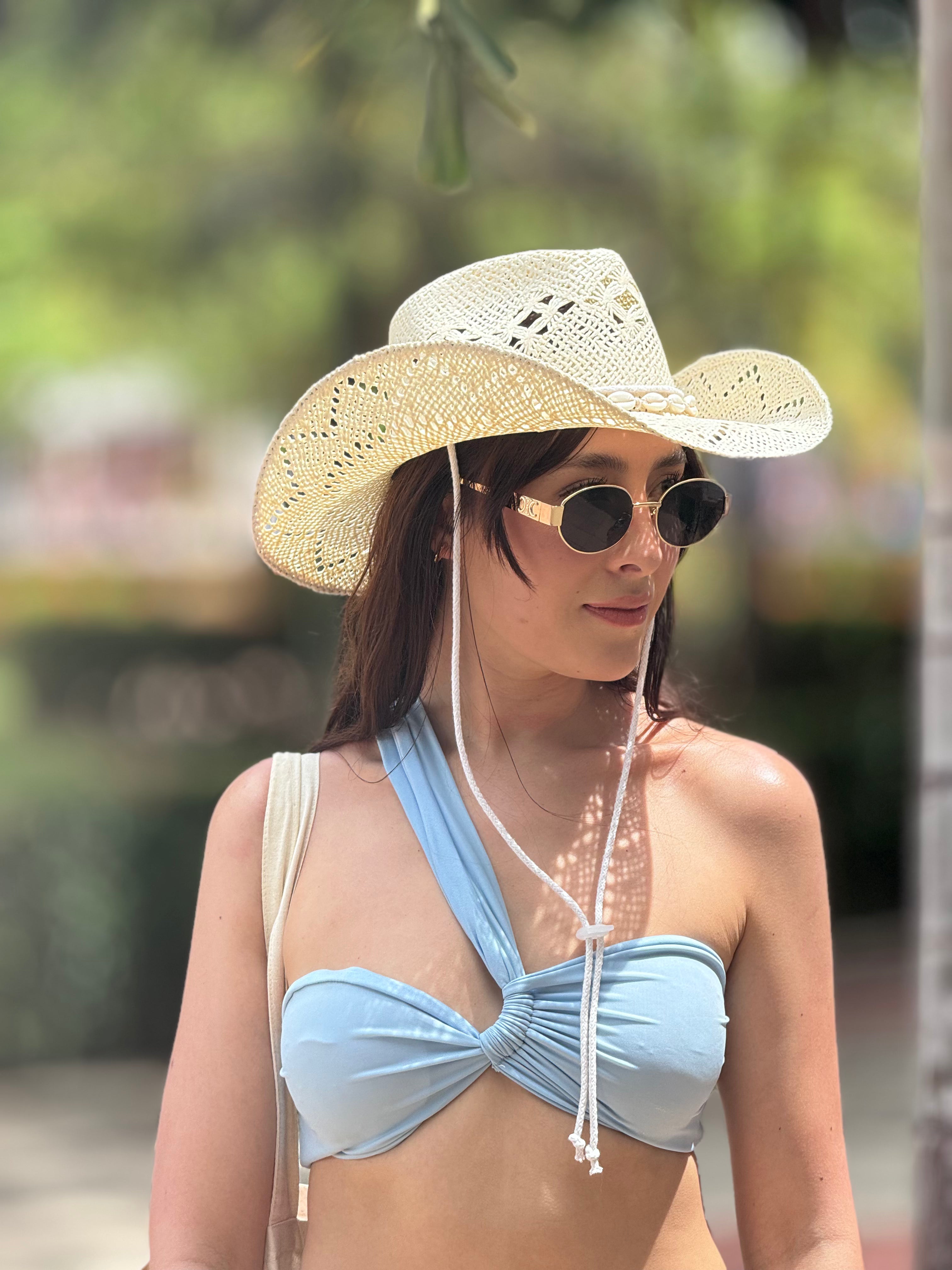 Sombrero texano ref conchas