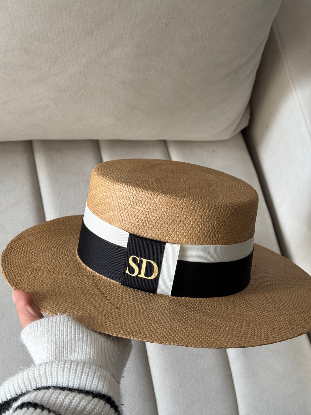 Sombrero cordobés con iniciales