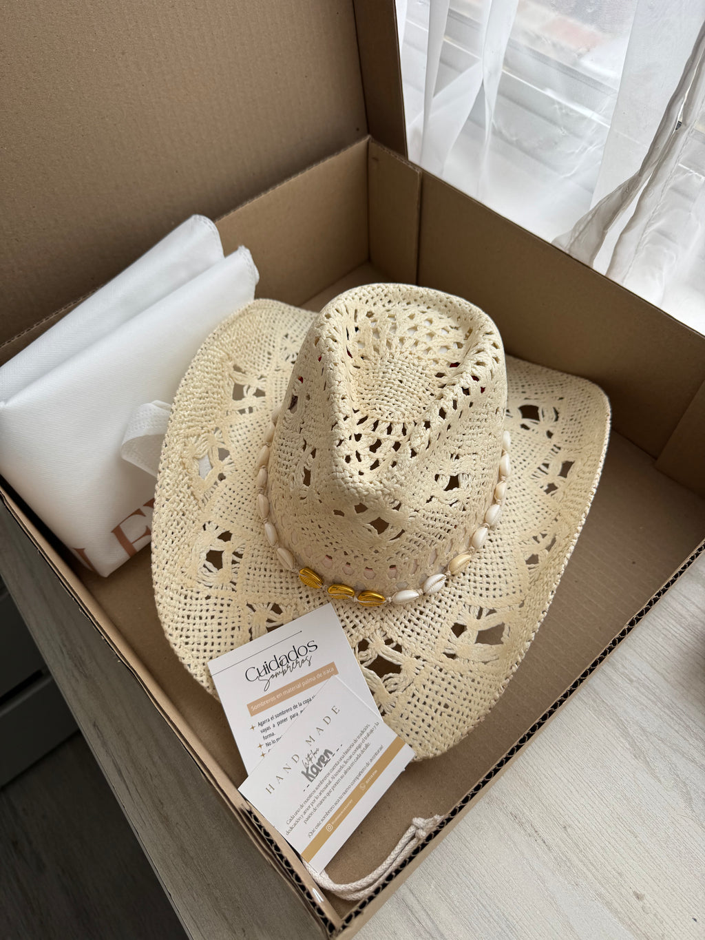 Sombrero texano ref conchas