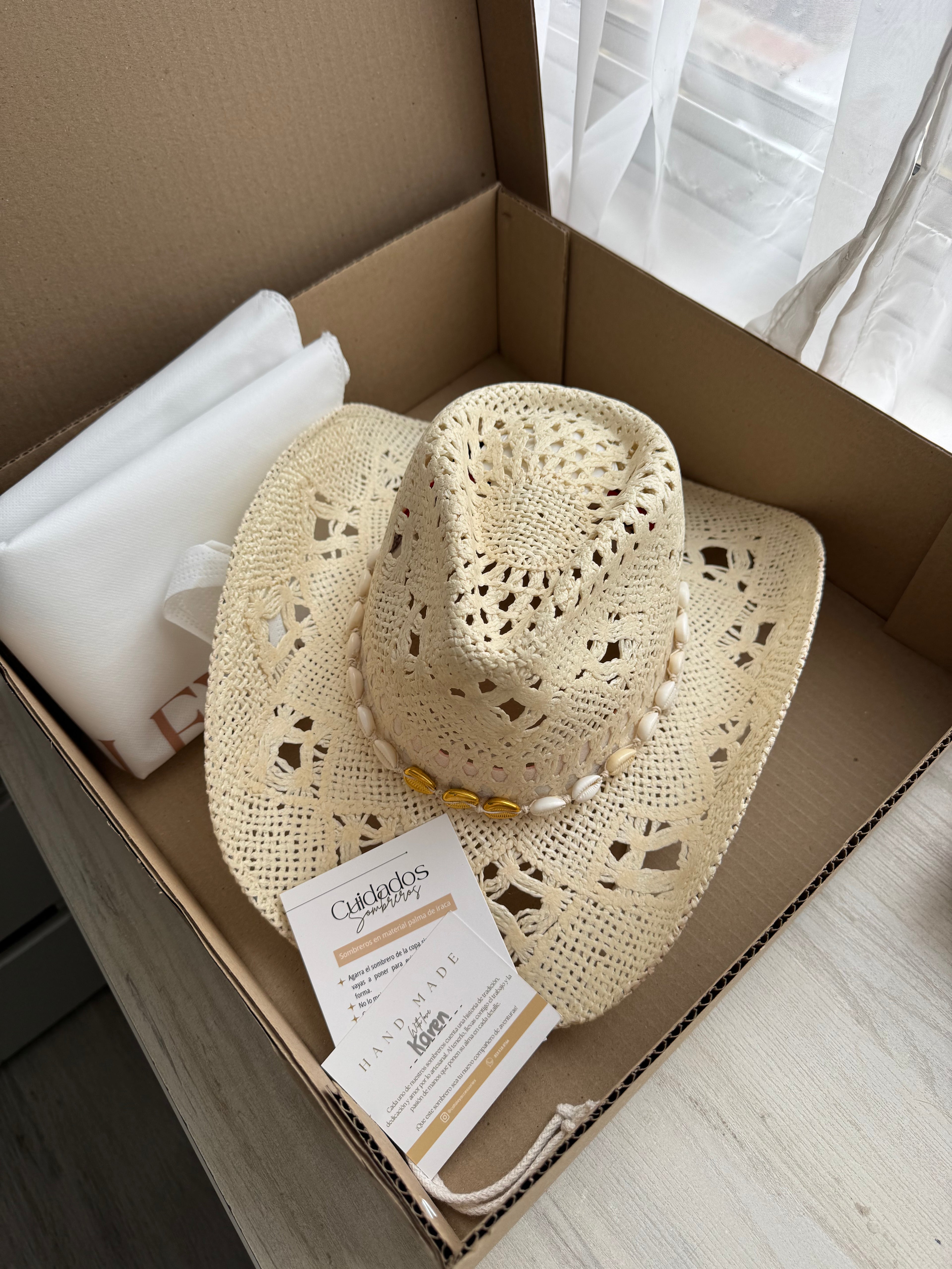 Sombrero texano ref conchas