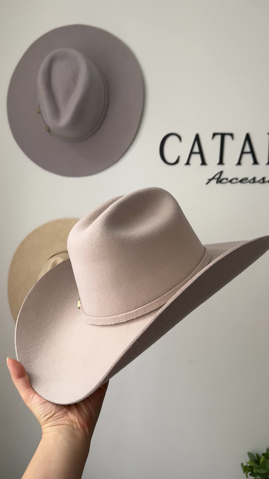 Borsalino fieltro crema